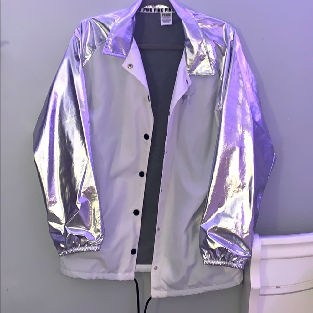 Pink brand wind breaker